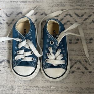Converse Kids Teal Canvas Sneakers